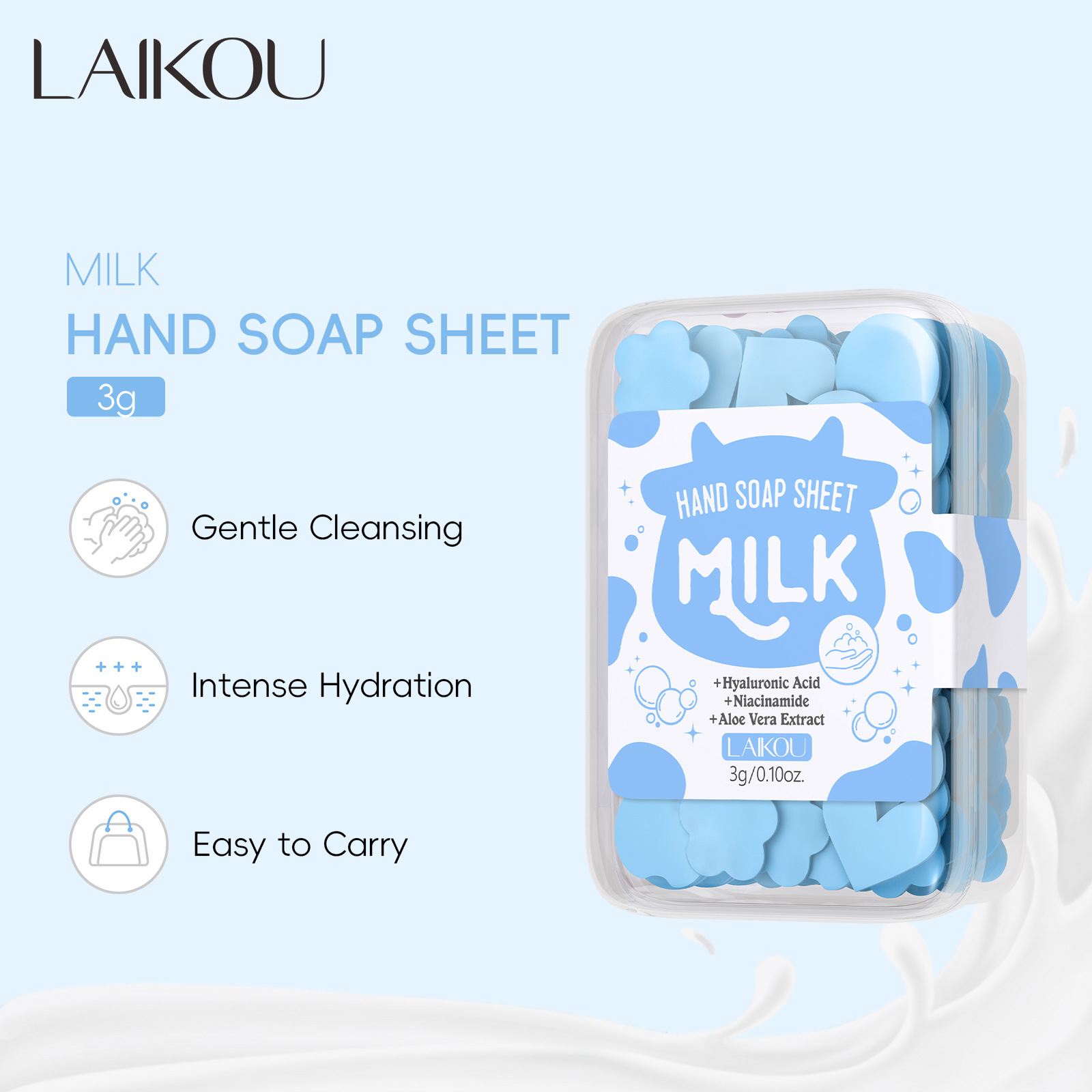 Handheld children's portable small soap