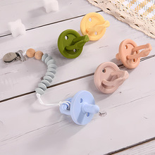 新生儿专用食品级玩嘴婴儿夜用防龅牙一体成型全硅胶安抚奶嘴批发