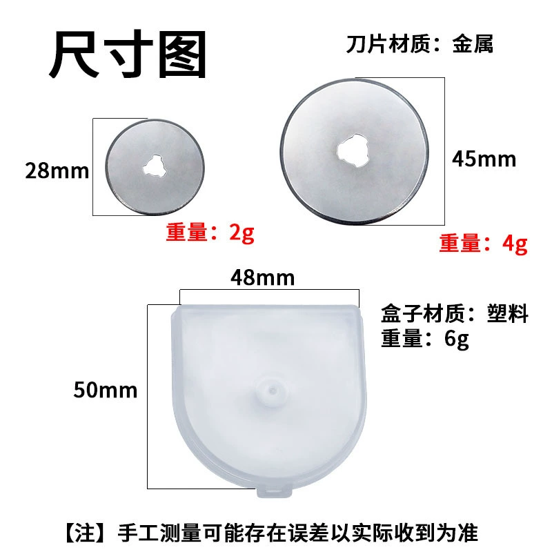 Rotating round blade, 28mm, 45mm, wholesale
