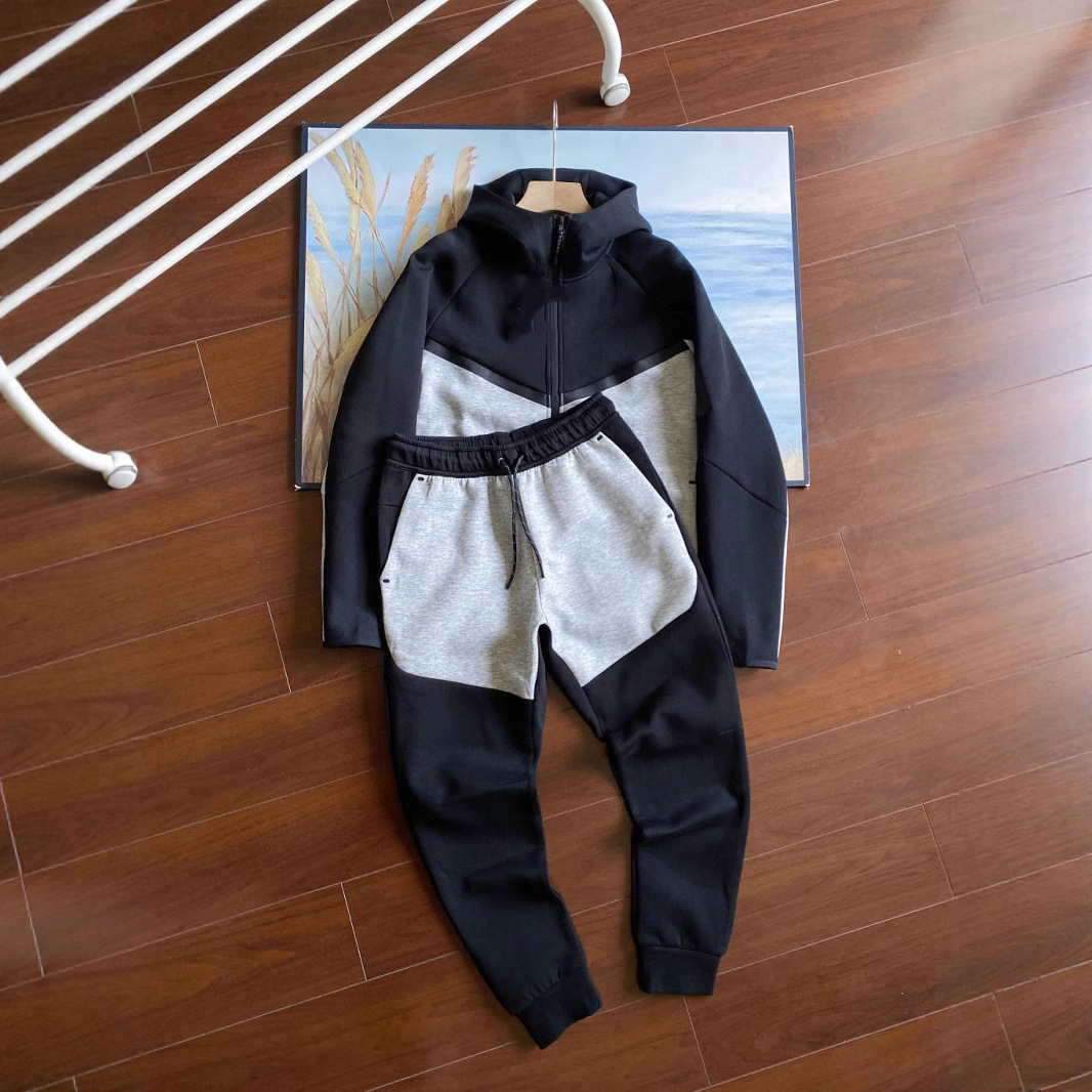 Suit black and light gray / S
