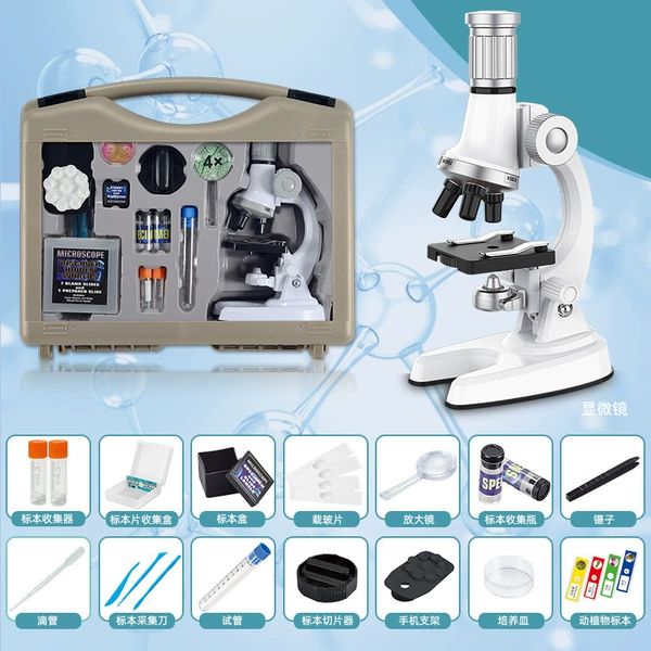 White microscope, handheld set