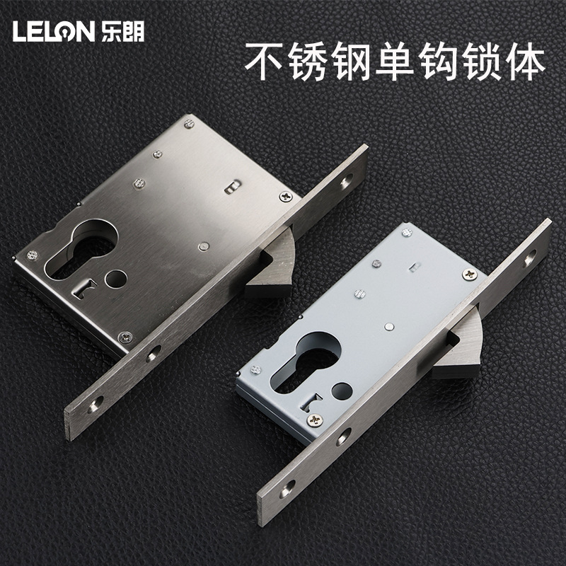 Cerradura de puerta corredera de acero inoxidable estándar europeo personalizada Panel grueso de bloqueo de puerta deslizante 30 bloqueo de puerta deslizante de gancho único