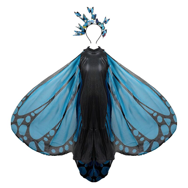 Ready Stock Children's Spot Dance Costumes Butterfly Wings Suit Costumes Halloween Role-Playing Party Costumes