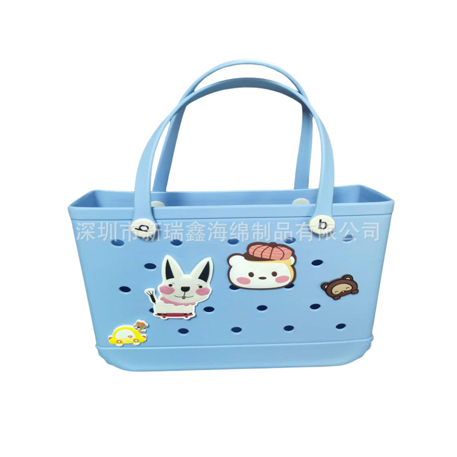 Bolso de playa de EVA transfronterizo bolso de agujero bolso de hombro bolso de gimnasio de natación impermeable bolso de almacenamiento de EVA