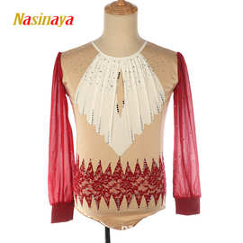 福诺花样滑冰表演服溜冰服儿童成人男童服装比赛考级连体衣服