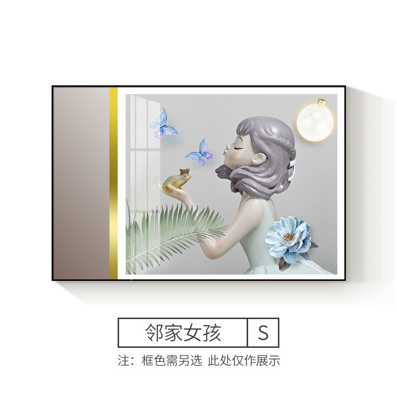 Caja de medidor eléctrico pintura decorativa moderna minimalista caja de puerta eléctrica que cubre la luz caja de distribución de lujo colgando pintura restaurante flip que cubre mural