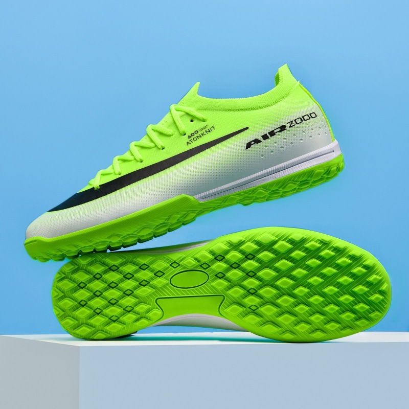 Zapatos de Entrenamiento de Fútbol de Malla y Caucho TPU para Césped Natural y Artificial