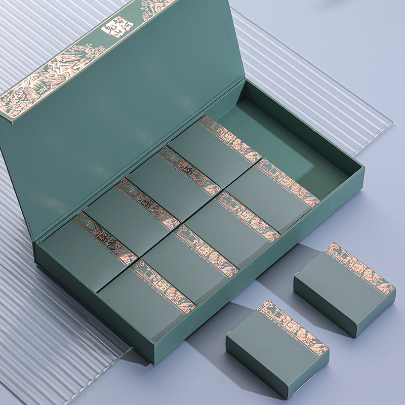 福鼎白茶白牡丹饼干茶包装盒陈皮普洱小方片方块茶叶礼盒空盒批发