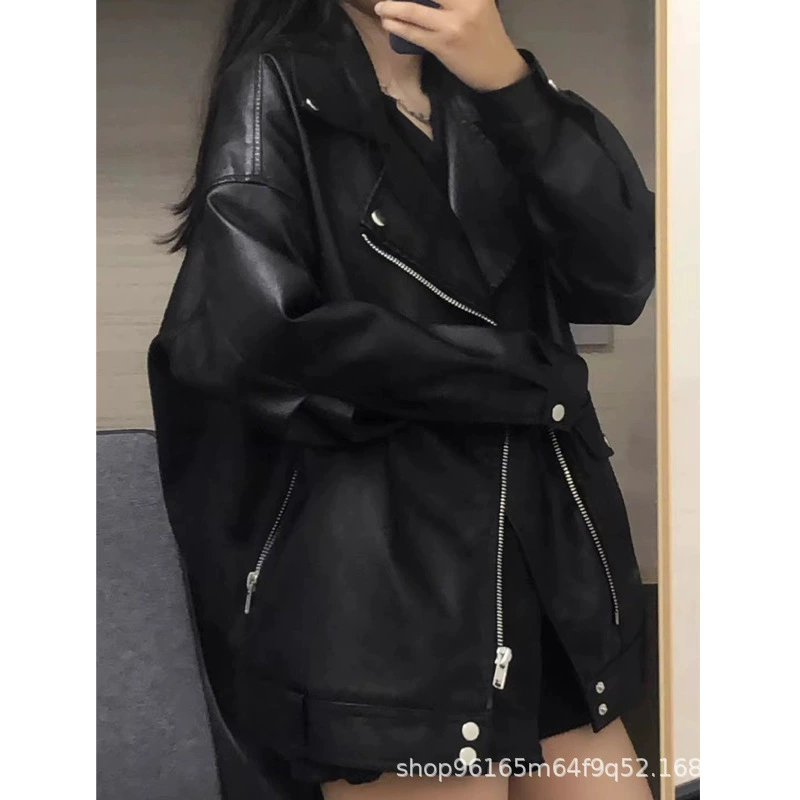 Teen Demi-Season Short Black Jacket with Thick Quilted Lining, Cotton-Blend Option by 悦西眉