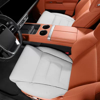 Seat cushion, seat cover, Skoda Car Seat Cushions - fully-enclosed-memory-foam-seat-cushion-starlight-white-2-front-rows
