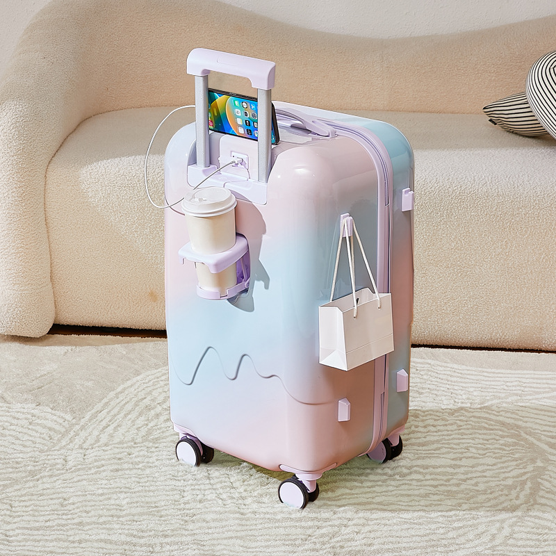 [Fábrica de selección estricta] 37 maletas de 26 pulgadas de gran capacidad de alta calidad de maleta de tracción ligeras