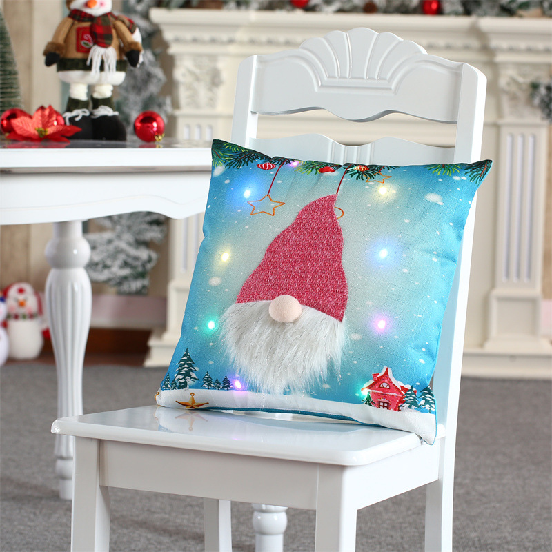 Christmas Fashion Geometric Cloth Pillow Case display picture 4