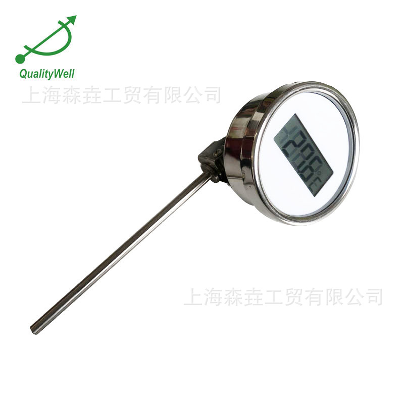 80mm万向可拆上盖电子温度计 SS304材质  -50+150C DGTA300