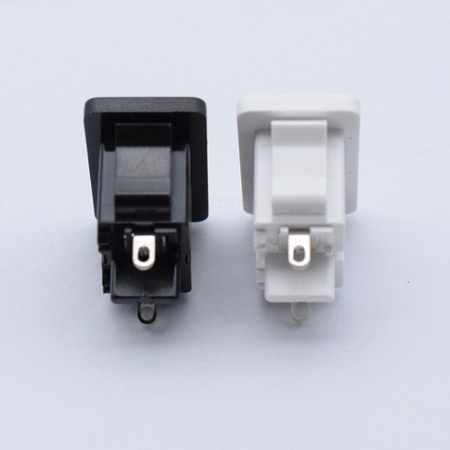 Shouhan 8-shaped AC socket female socket DB-8-06 high current double hole two-pin solid core direct plug-in power socket