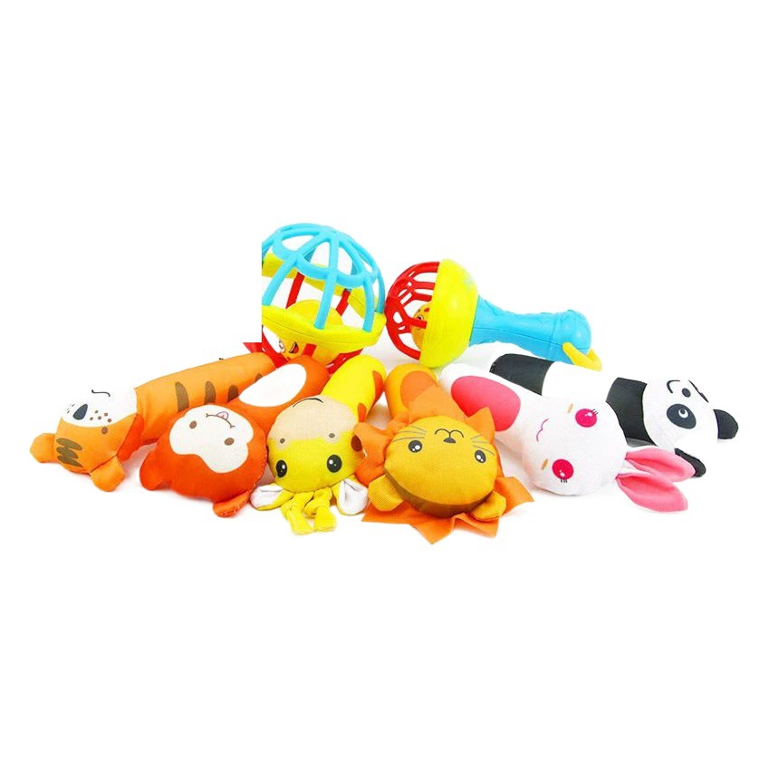 Палочка для захвата BB, детская игрушка-погремушка, издающая звук при сжатии, погремушка для захвата рук, палочка BB для дразнения маленьких животных