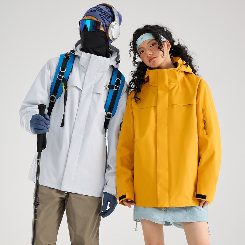 2026 Fall/Winter New Style Fleece-Lined Thickened Windproof Waterproof 3-in-1 Jacket Couple's Two-Piece Set 2026 Fall/Winter New Style Fleece-Lined Thickened Windproof Waterproof 3-in-1 Jacket Couple's Two-Piece Set