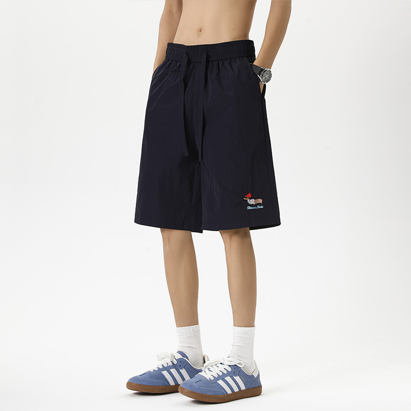 American-Style Trendy Brand Dog Embroidery Quick-Dry Sports Shorts for Men, Summer 2025 New Lightweight Outdoor Casual Shorts American-Style Trendy Brand Dog Embroidery Quick-Dry Sports Shorts for Men, Summer 2025 New Lightweight Outdoor Casual Shorts