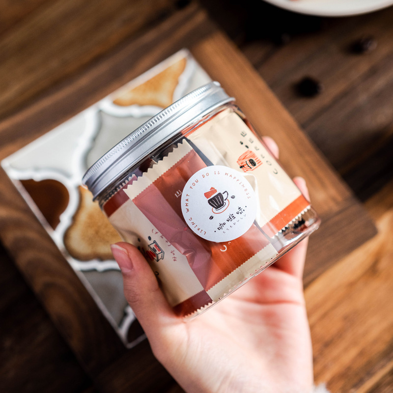 一次性加厚可爱咖啡糖袋子烘焙年货糖果机封独立情人节礼盒空包装