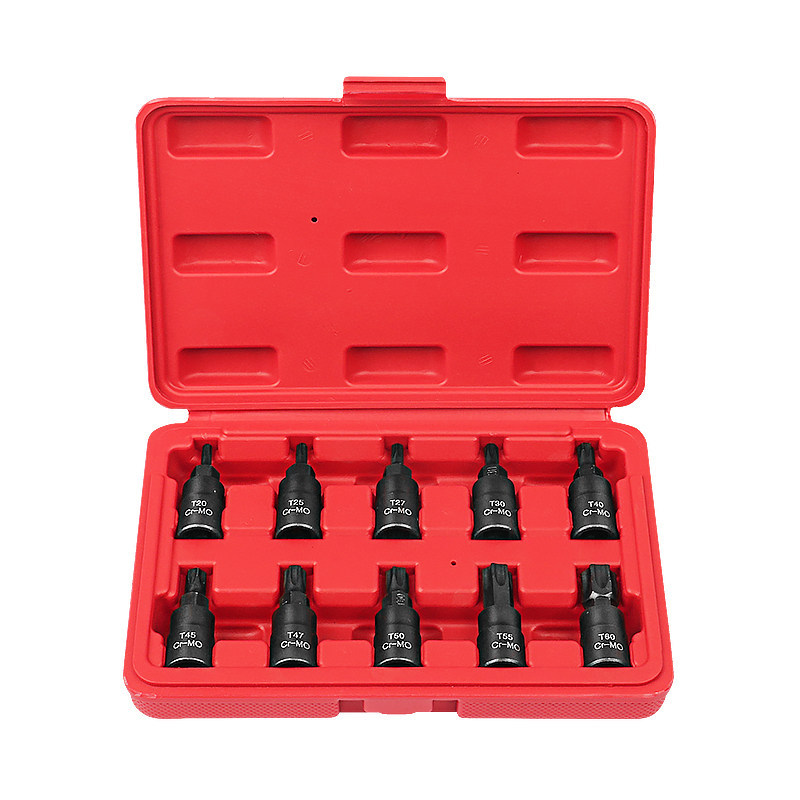 3 / 8 hexagonal ciruela manga llave herramienta tipo T medio tipo flecha volante tornillo cabeza de lote de boquilla destornillador destornillador