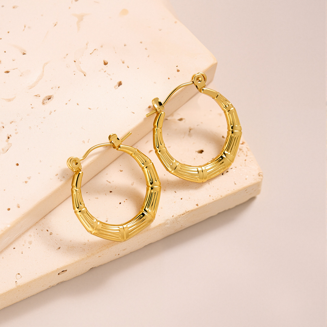 Eh078 earrings gold