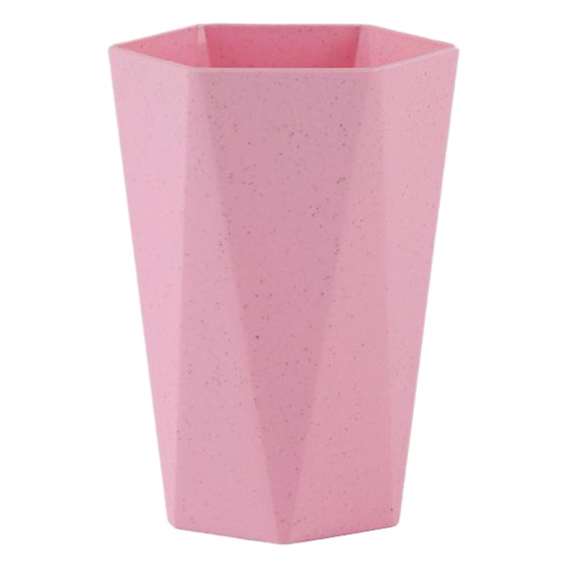 Printable Advertising Logo Kidsren's Mouthwash Cup Diamond-Shaped Plastic Water Cup Daily Necessities Toothbrush Cup Portable Tooth Cup