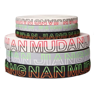 源头工厂加厚提花松紧带高弹橡皮筋字母腰带服饰辅料潮流个性发带