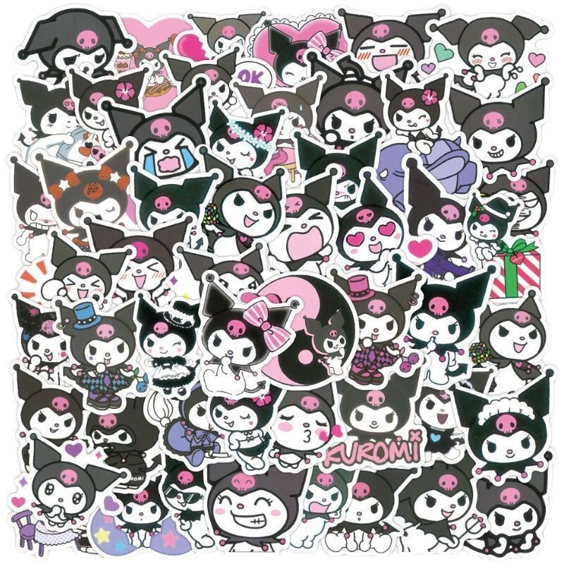 400 Sanrio Journal stickers coolomi meildi Yugui dog waterproof stickers cute material decorative stickers