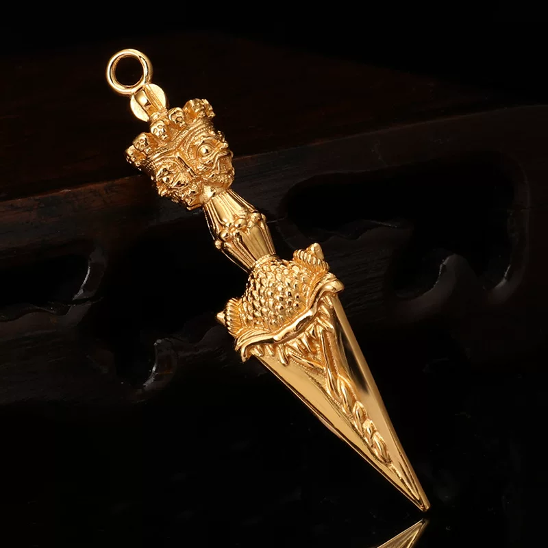Copper retro ethnic pendant, universal accessory, 925 sample silver, ethnic style