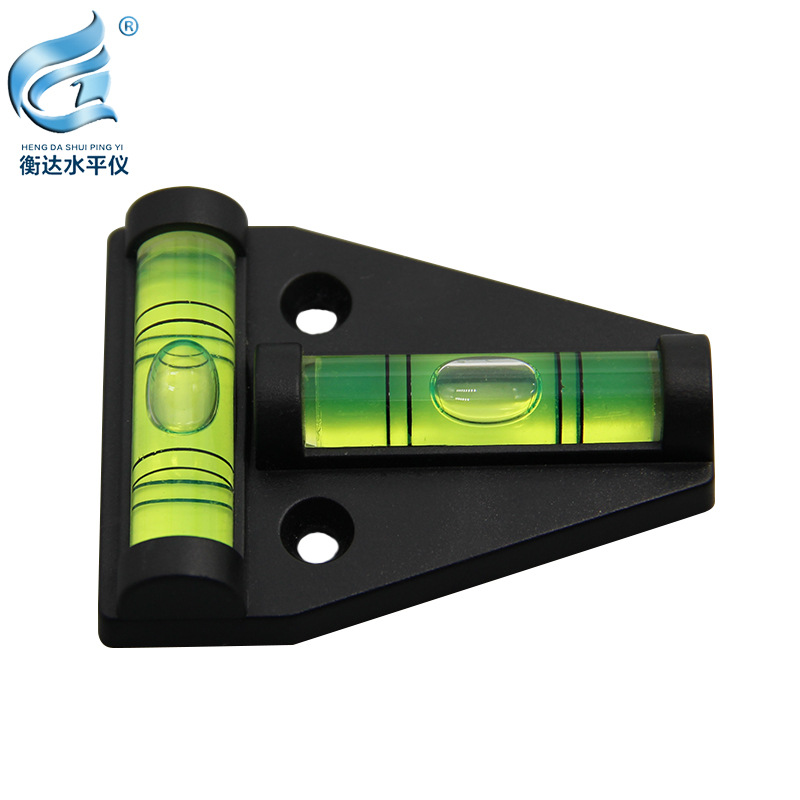 T-tipo plástico Fuente Grande de la burbuja horizontal llana de la alta precisión del nivel Mini de la alta calidad y precio bajo