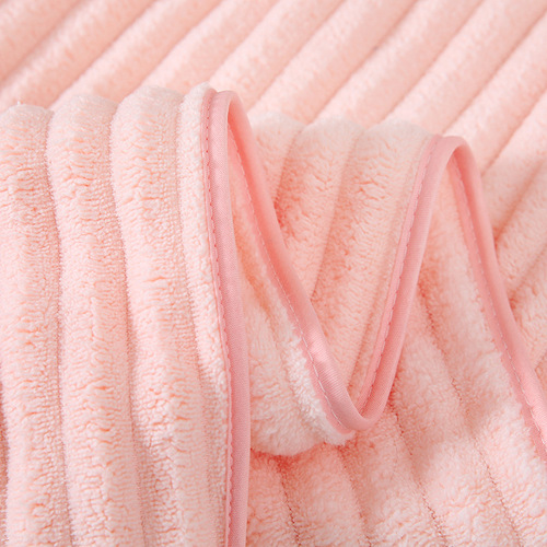 Coral velvet bath towel absorbent candy velvet thickened couple swimming bath cotton bath towel men and women face towel