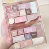 Complex eye shadow for face, universal eyeshadow palette, foundation, face blush reusable, ten colors