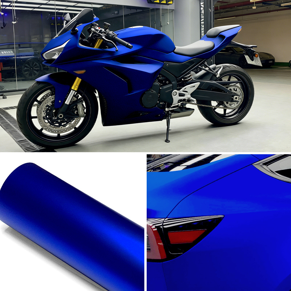 Ultra-Matte Pet Romanee Red Venom Green Car Color Change Film, Car Body Rearview Mirror, Rear Wing, Motorcycle
