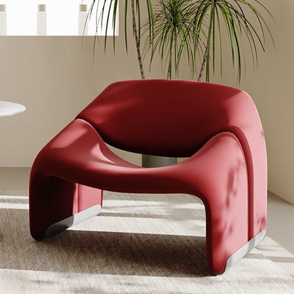 Francés color crema insofá perezoso salón de belleza club pequeño sala de estar mesa de negociación combinación de sillas
