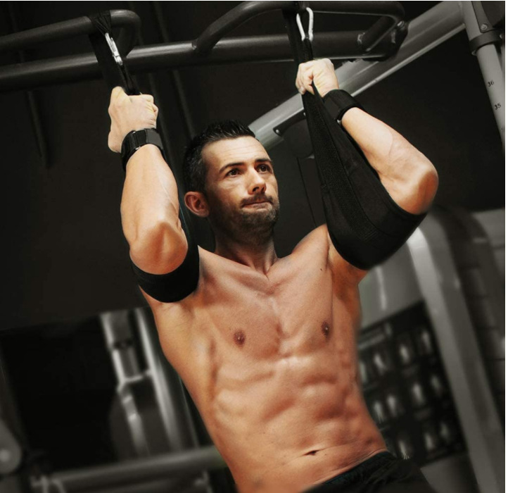 LUTING腹肌吊索带 健身吊腹带腹肌带 悬臂带 健腹器 悬挂收腹吊带