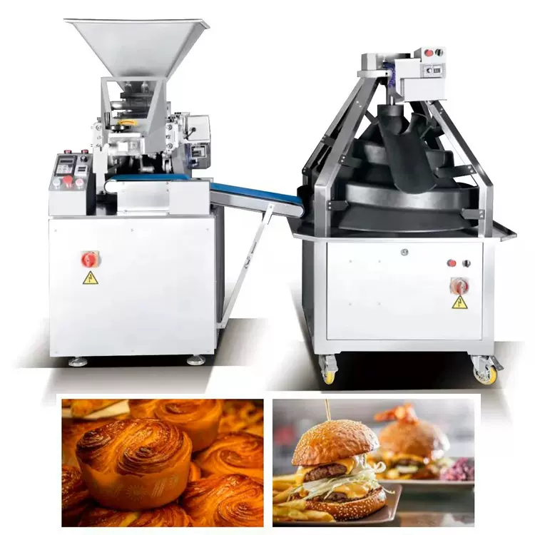 直销连续面团分块滚圆机 15-500克面团自动分割滚圆 馒头面包搓圆