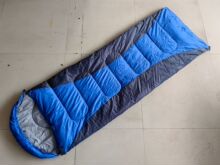 春秋信封方帽睡袋两边月牙拼色互拼型户外野营睡袋牛津布压缩包