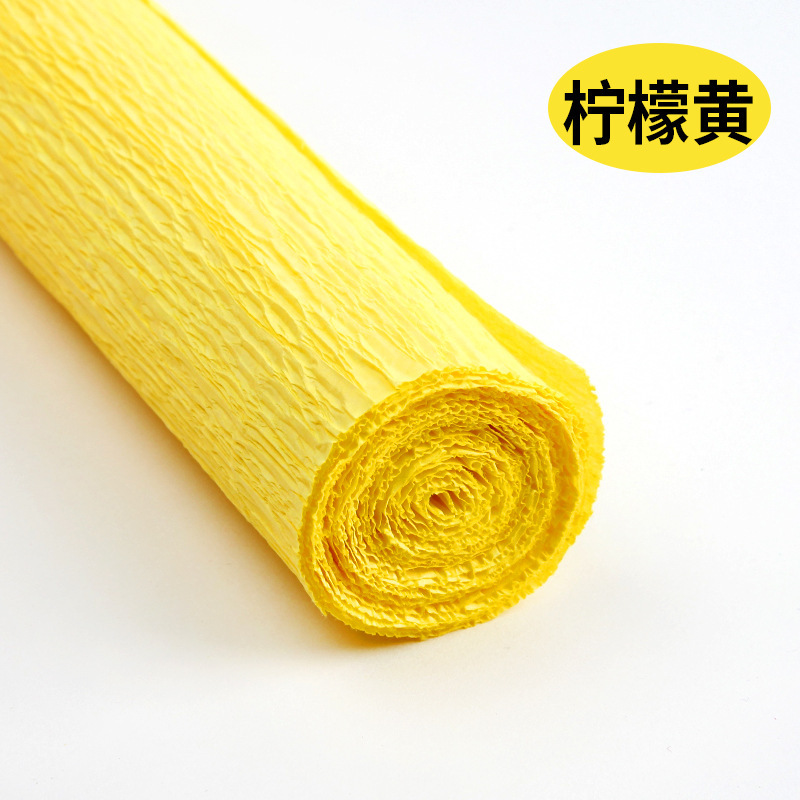 縁取り紙カラー厚手シワ紙手作り花制作材料紙diyシワ紙バラ手作り折り紙|undefined