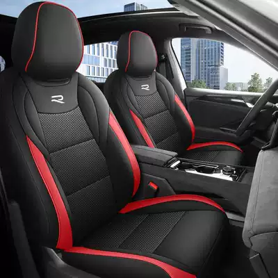 Modelə uyğun (Original) oturacaq örtükləri covers, full-coverage, all-season seat covers - black-red-standard-edition-note-the-model-year-front-row-fully-covered-rear-row-partially-covered