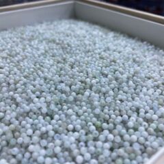 翡翠A货散珠子冰种飘花约2mm圆珠diy手工编绳手串项链饰品配件