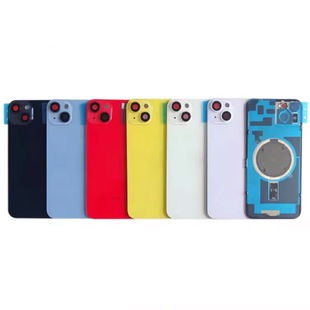 Suitable for Apple 14 Back Cover Assembly 14Plus Back Cover Glass Welded Bracket with Magnet for iPhone