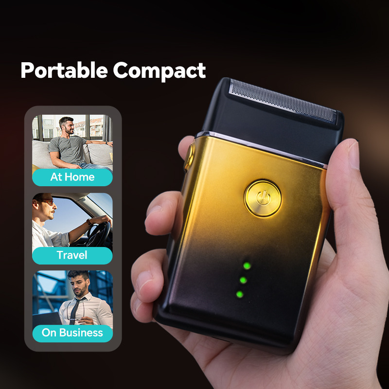 men's home retro rechargeable razor for auto for traveling
