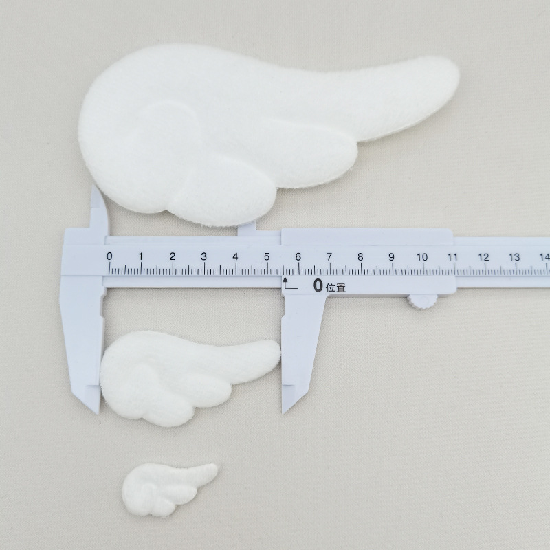 Manufacturer's Ultra-Soft Double-Sided Angel Wings DIY Children's Socks Clothing Toy Accessories Decorative Fabric Wings Accessories