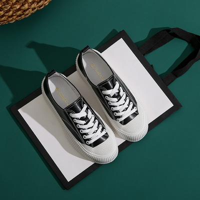 厚底饼干鞋女小白鞋真皮2021春季新款增高松糕休闲百搭板鞋瓦楞鞋