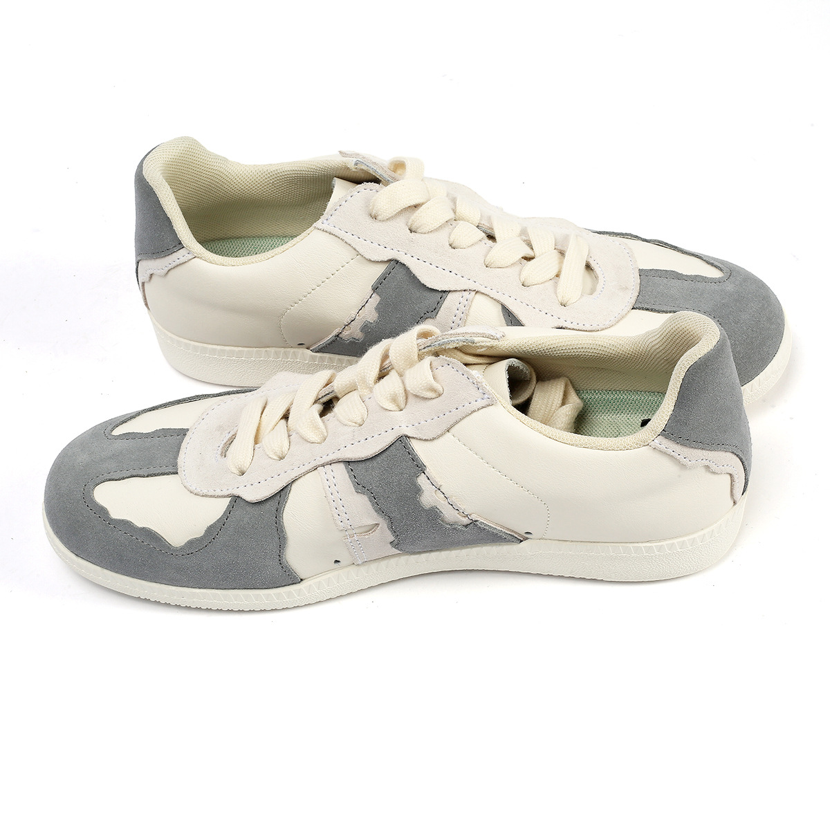 Dexun scarpe sneakers di nicchia basse con suola morbida per uomo e donna scarpe retrò all-match alla moda scarpe casual in pelle scamosciata con suola piatta_voghion.com
