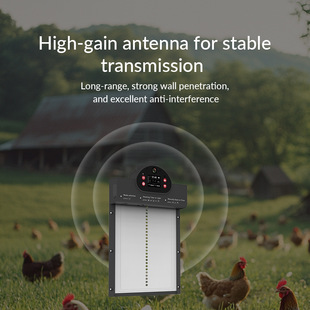 Amazon's Best-Selling New Chicken Coop Door, Automatic Timed Chicken Coop Door, Ultra-Long Battery Life Aluminum Alloy Digital Display Pet Door