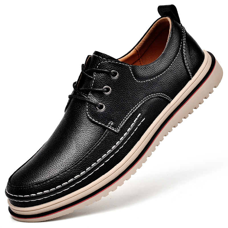 Plus Size 48 Men's Shoes Casual Versatile Men's Leather Shoes 47 Business British Trendyy Blue Shoes Leather Shoes