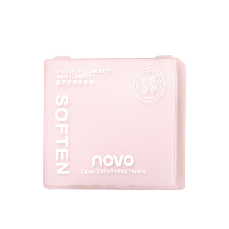 NOVO さわやか油吸収紙フェイシャルミラー交換パウダーパフフェイシャルオイルコントロール油吸収紙箱入りポータブル|undefined