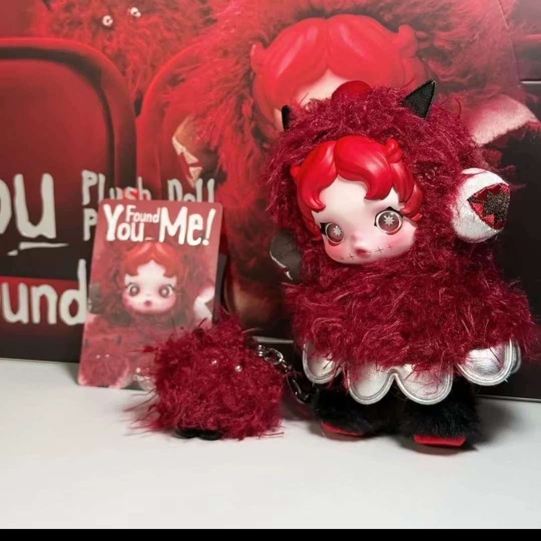 Виниловый плюшевый подвесной blind box POPMART SKULLPANDA Sleepless Theater — 3-е поколение, коллекционный