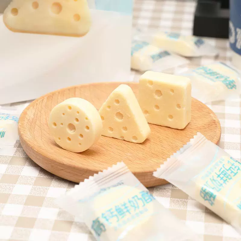 一件代发耗牛奶酪块500g蒙古特产儿童开袋即食休闲零食奶酪块
