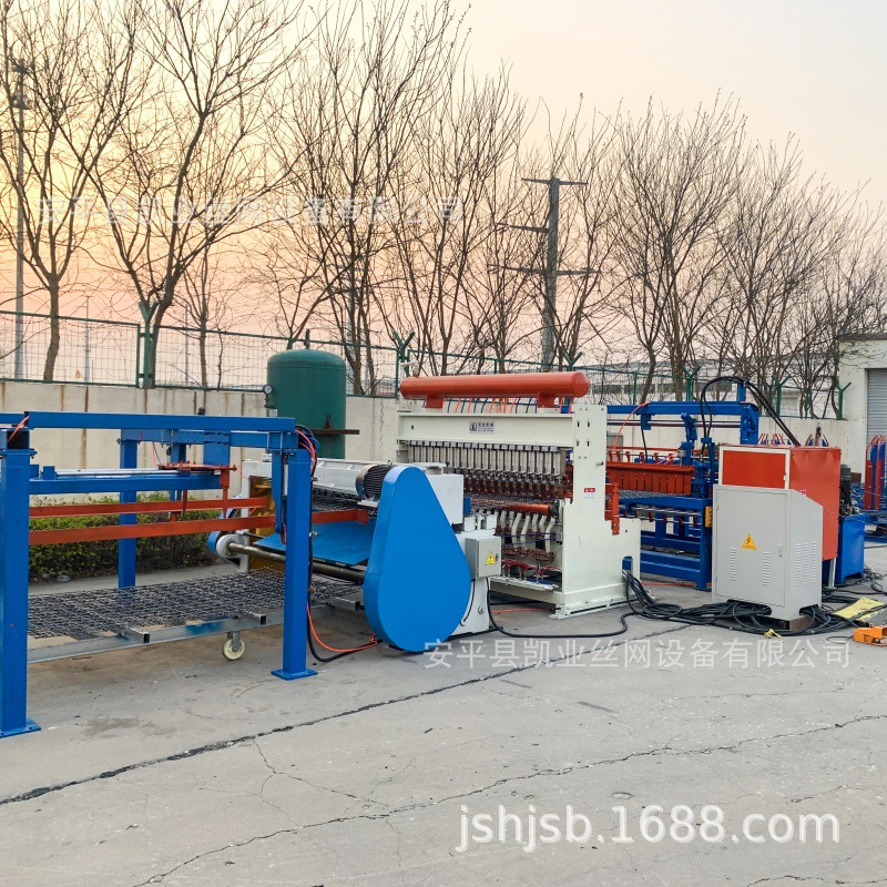 凯业机械 轧花编织焊接机  煤矿支护网编织焊接网机 疙瘩网焊接机